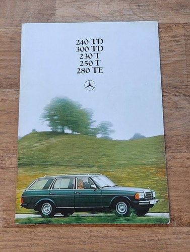 Prospekt mercedes benz - benz, w123