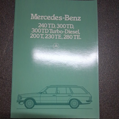 Mercedes benz w123 modelle - w123, t-modelle
