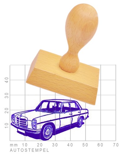 Oldtimer autostempel mercedes - oldtimer,