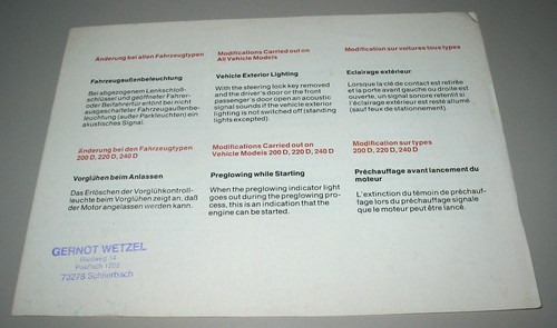 Technische info mercedes benz - info,