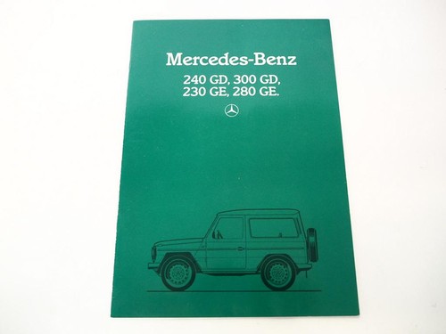 Original prospekt mercedes - prospekt,