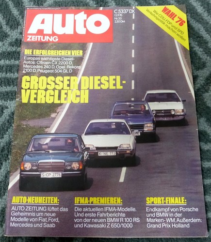 Auto zeitung 1976 mercedes - auto,